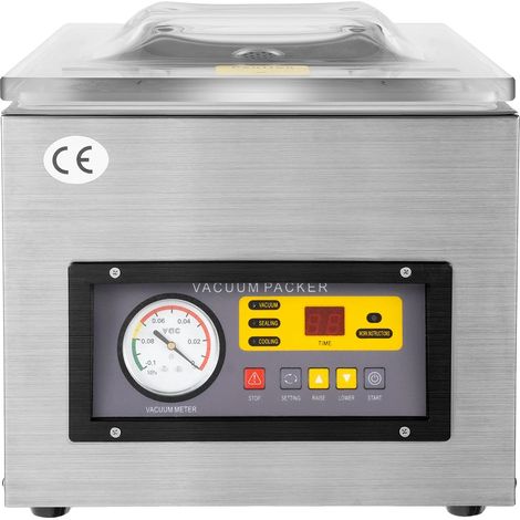 Vakuumiergerät, automatischer Betrieb, robuste Bauweise, Silber (1/2)