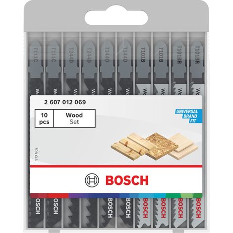 Bosch Stichsägeblätter X-Pro Line Basic für Holz 10-tlg. (1/2)