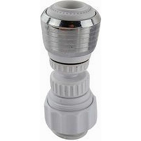 Cleafe - Aeratore Rompigetto Rubinetto Lavello Cucina Cromato Filtro Snodato Bianco 69263 - (1/3)