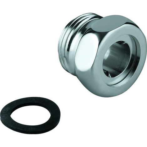 GROHE Eingangsverschraubung 37133 für Eckmontage zu WC-Druckspüler DN20, 37133000 (1/4)