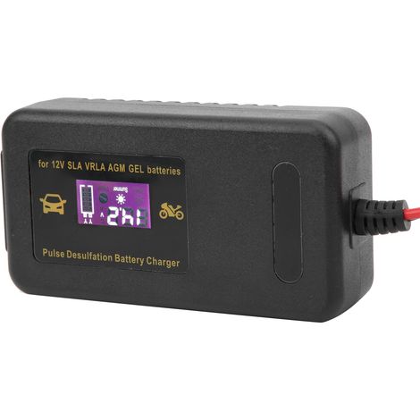Chargeur de batterie voiture 12V 4A moto réparation intelligente charge automatique 100-240V prise UE (1/5)