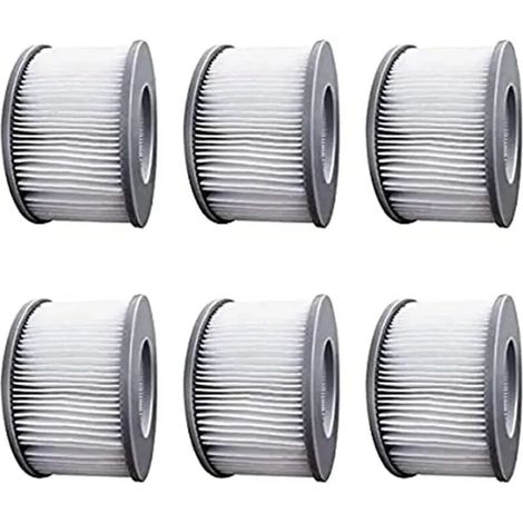 6 cartouches filtre pour spa piscine MSpa édition 2020 filtre jacuzzi gonflable (1/5)