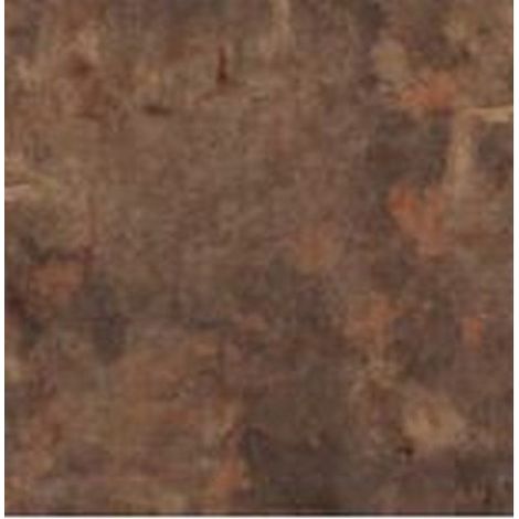 PIANO HPL SLIM TOP 70X70X1,2 RUSTY IRON CON INSERTI