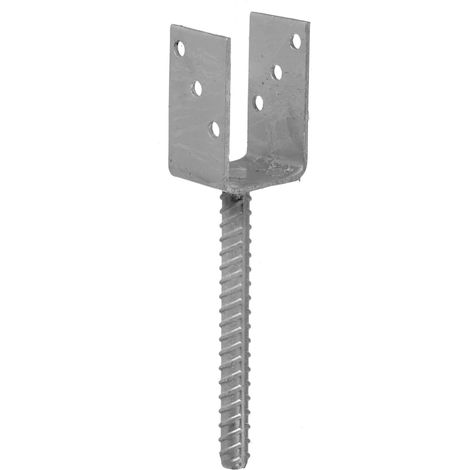 SUPPORTO A ''U'' PER PALI 91 X 65 X 105 X 200 MM.