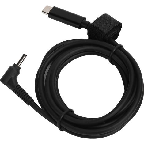 Câble d'alimentation 65W PD Type-C pour PC portable, 3A, 3.0x1.0, 1.5m (1/5)