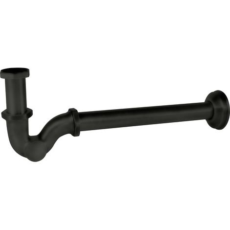 TRES 03463820NM Sifón Telescópico con Registro Lavabo Color Negro Mate - ref: 03463820NM