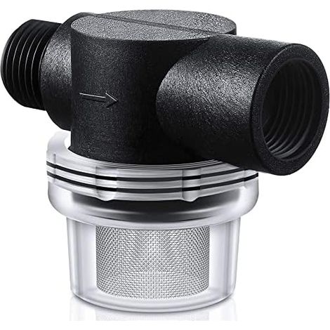 Filtro de bomba CSPARKV (7,62 × 3,68 × 5,89 cm), filtro de repuesto para manguera trenzada de 1/2 pulgada, compatible con bombas o bombas