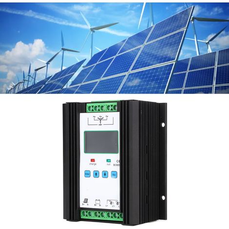 Nouveau contrôleur solaire hybride éolien-solaire JW 12/24V 600W (1/5)