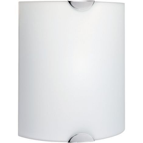 Applique murale LED E27 60W max – Verre opale – Lumière douce – Design moderne pour intérieur (1/5)