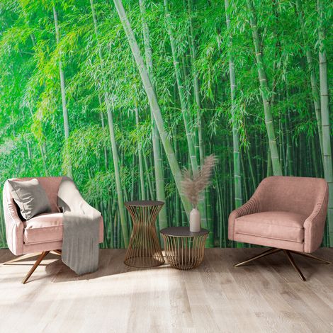 Papier Peint Japonais - Bambous Sérénité - 150 x 250 cm (1/2)