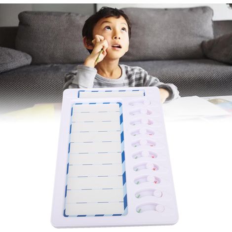Planungsboard-Organizer – Aufgabenliste, Schiebetafel, Notiztafel mit Stift für Kinder, Homeoffice, Studentenwohnheim, Wohnmobil (1/5)
