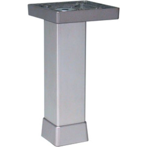 PIEDINO REGOLABILE ALLUM 120 MM P0702-Z ARGENTO Q.TA 12