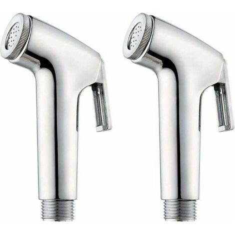 Enowelir Douchette WC Bidet Spray 2 Pièces Pulvérisateur de Toilette pour Nettoyage Hygiénique (1/4)