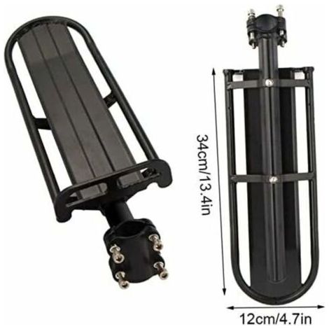Vélo Porte Bagage, Universel Réglable Porte-Bagage Transporteur Bicyclette Accessoires Serrage Rapide Support Vélo Racks, Maximale de 10 kg, Arrière Siège De Vélo Installation Rapide (1/3)