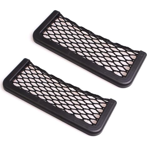 EASYCOMFORT Filet de rangement pour camping-car en 2 parties Filet de rangement pour voiture Sac en filet de rangement pour voiture avec cadre en plastique pour caravanes Caravanes Bateaux (1/5)