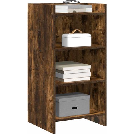 Credenza  Madia  Buffet Rovere Fumo 40 x 36 x 80 cm Legno ingegnerizzato CDS58211 (1/5)