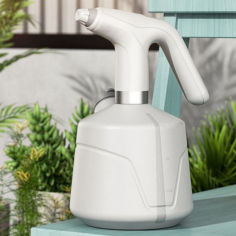 Pulvérisateur électrique, petit pulvérisateur domestique pour la désinfection, arrosoir grande capacité, pulvérisateur rechargeable, blanc. (1/5)