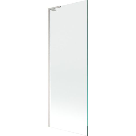 Mexen Next L paratia per vasca da bagno a 1 anta 70 x 150 cm, trasparente, nichel spazzolato - 895-070-000-03-00-97 (1/5)