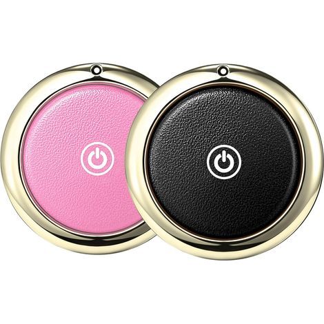 Tag GPS (solo iOS) per cani, gatti, bagagli, zaini e altro (nero e rosa, confezione da 2) Batteria (1/5)