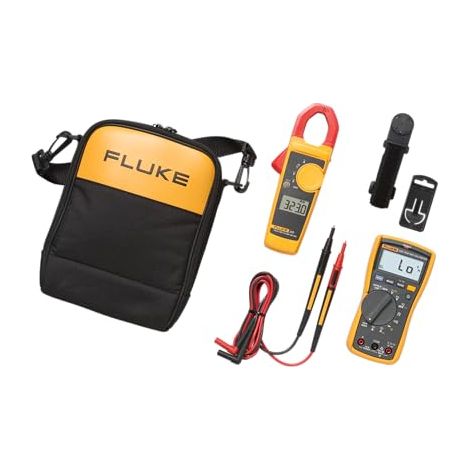 FLUKE 117/323 ELECTRICIANS MULTIMETER COMBO KIT MULTIMÈTRE MULTIMÈTRE NUMÉRIQUE (FLUKE-117/323) FLUKE 117/323 KIT (1/3)