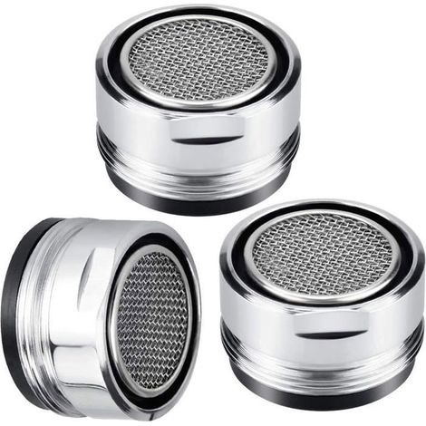 Embout Robinet - KCVV - 24mm - Économie d'Eau - Débit Réglable - 3 Pièces (1/4)