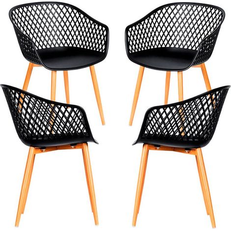 Packs Sillas Comedor - Pack 4 Sillas Ive - Negro