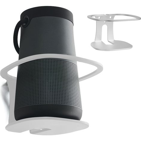 Support mural en aluminium pour enceintes Bose Soundlink Revolve+ II, fixation murale robuste en métal.
