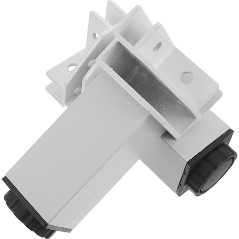 Lot de 2 clips de fixation réglables en alliage d'aluminium pour panneau en verre, support de fixation mural carrelé, étagère d'angle (1/5)