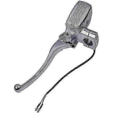 Levier de maître-cylindre d'embrayage et de frein chromé unique pour moto Honda CB400F/CB400SF/CB400/CB500/CBF500/CBF600/NC700 (embrayage gauche), couleur argent. (1/5)