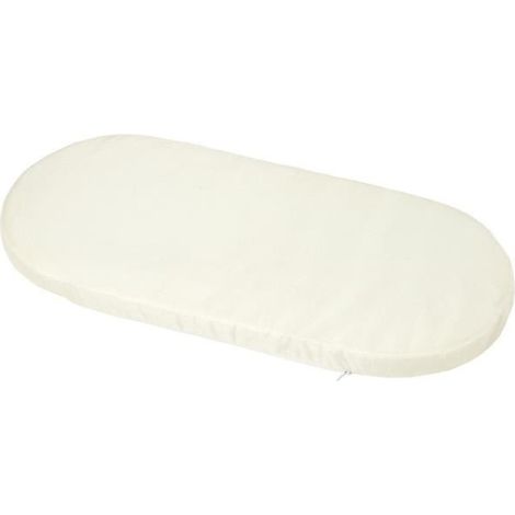 Matelas de landeau - 72 x 32 cm - Ep. 4 cm - Beige Ecru - TINEO