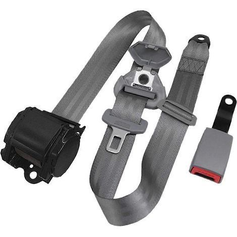 Ceinture de sécurité automatique universelle à 3 points pour voiture et camion, butée d'espacement, boucle de sécurité avec clip. (1/4)