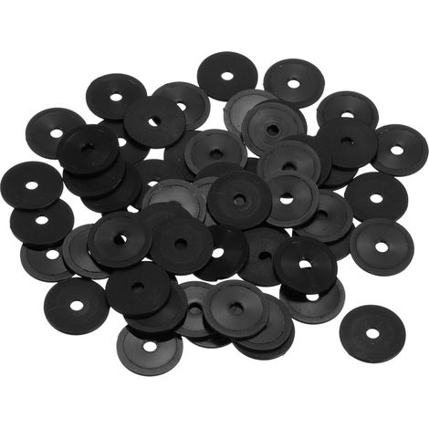 55Pcs Entretoise Plastique M3 Rondelle 3mm ID 16mm OD 1mm Épais (1/5)