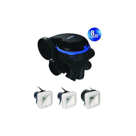Kit Vmc Hygroréglable Easyhome Hygro Premium Haute Pression Hp+ Bdh 11033421 - Aldes