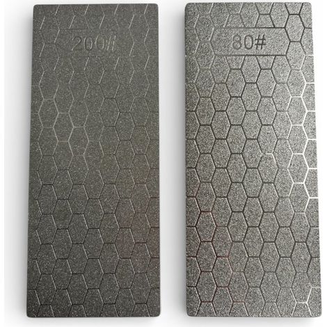 Kit 2 Cales à Poncer Diamantées  Grain 80 & 200 Finitions Parfaites sur Carrelage & Pierre