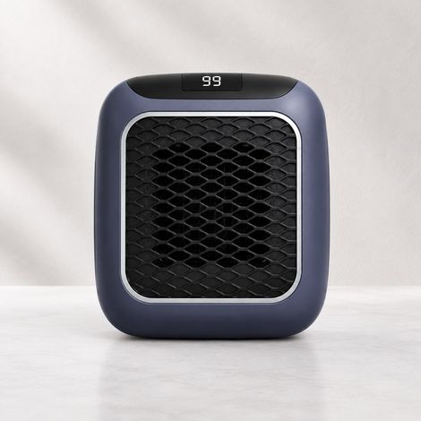 Enowelir Radiateur d'appoint mural et de table chauffage rapide 3s salle de bain gris (1/4)