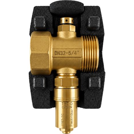 Vanne antigel 1"1/4 MF DN 32 isolation incluse – Protection gel PAC air/eau monobloc