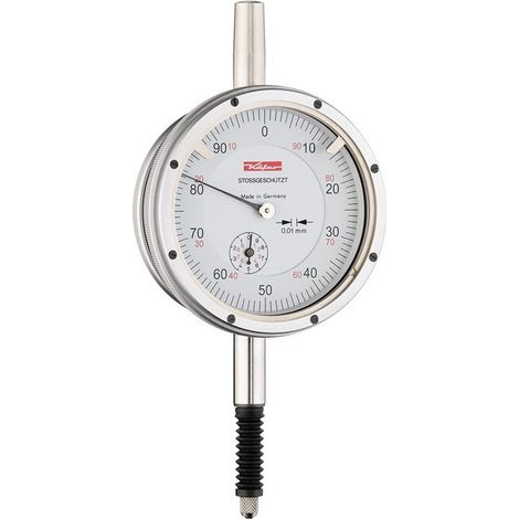 Comparateur KM500 SW 1 mm lecture 0002 mm avec protection antichoc KÄFER
