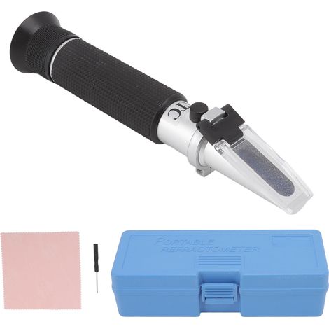 Réfractomètre alcool portatif – 0-80% – testeur antigel – mesure volume alcool / spiritueux