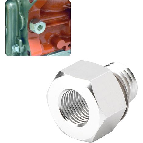 Adaptateur de capteur de pression hydraulique M12x1,5 mm vers 1/8 NPT pour moteurs GM série LS (1/5)
