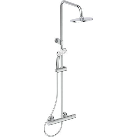 Ideal Standard Sistema de ducha Ceratherm T25 longitud ajustable fijo Cromo, A7701AA