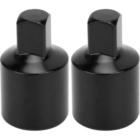 Adaptateur de douille 2 pièces, clé à cliquet convertisseur en acier haute carbone, réduction 1/2 à 3/8, outil de conversion robuste. (1/5)