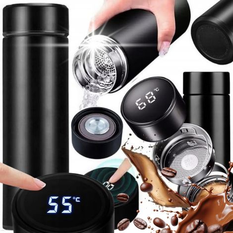 Taza termo de 500 ml PARA café o té PARA el coche CON PANTALLA (1/5)
