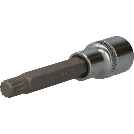 BRILLIANT TOOLS  1/2"  Punta  spline  M10  de  100  mm  de  largo  -  BT022944 (1/4)