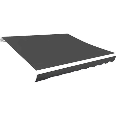 Maison Exclusive - Tessuto di Ricambio per Tenda da Sole Grigio 430x295 cm Poliestere (1/5)