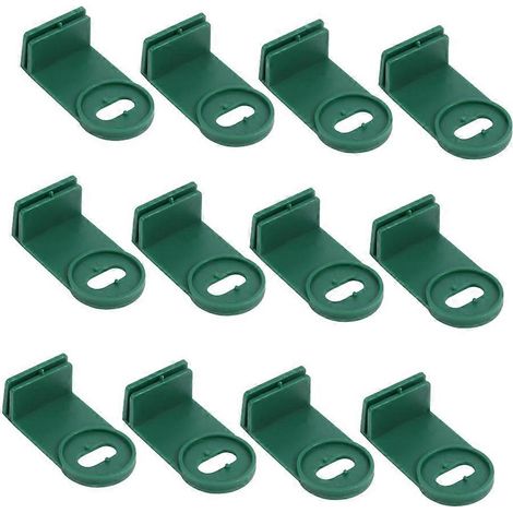 Lot de 50 plastique Corner Vine fixation clip fleur Climbing clips jardin clips plastique Clothes crochet plastique (1/5)