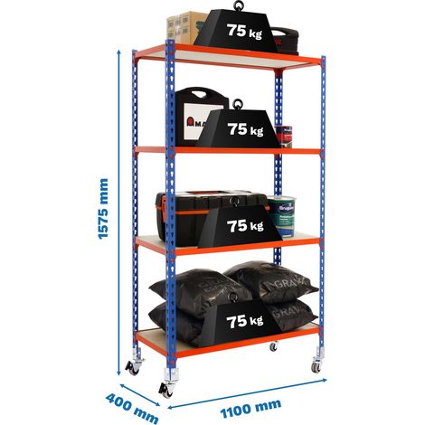 Simonrack Maderclick Mobile Superplus 4/400 ripiano mobile