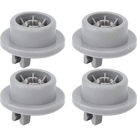 Ortviai Roulettes de Panier pour Lave-vaisselle Bosch 420198 AP2802428 165314 – 4 Pièces en ABS Haute Résistance (1/4)