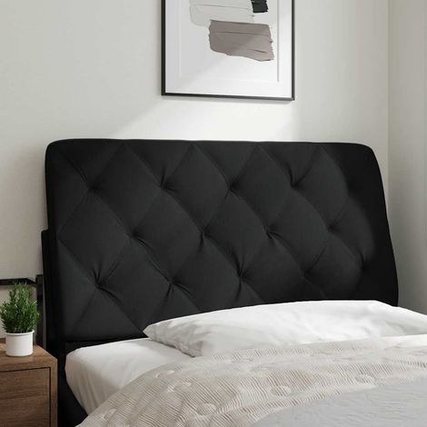 Maison Exclusive - Cuscino Testiera Nero 100 cm in Tessuto (1/5)