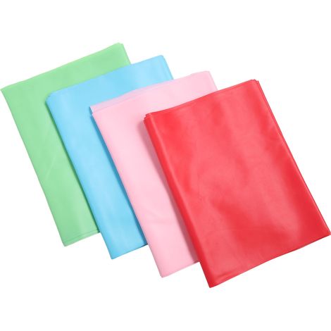 Bandes de résistance élastiques rouges, bleues, vertes et roses en TPE, 150 cm (59,1 pouces), accessoires de gym pour l'entraînement, la récupération et le Pilates. (1/5)
