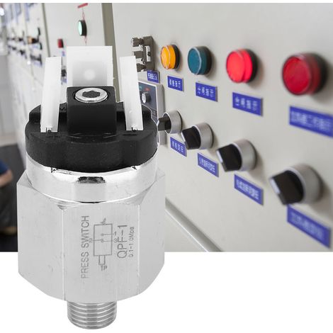 Pressostat réglable G1/8in NF/NO 0.11Mpa 220V AC 48VAC/DC (1/5)